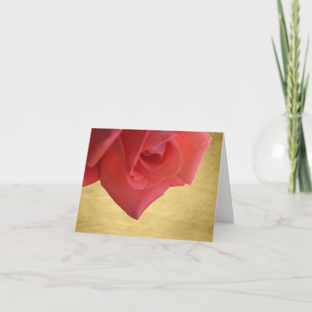 CORAL ROSE THANK YOU NOTES (Front)