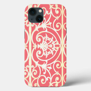 Coral scrollwork pattern Case-Mate iPhone case