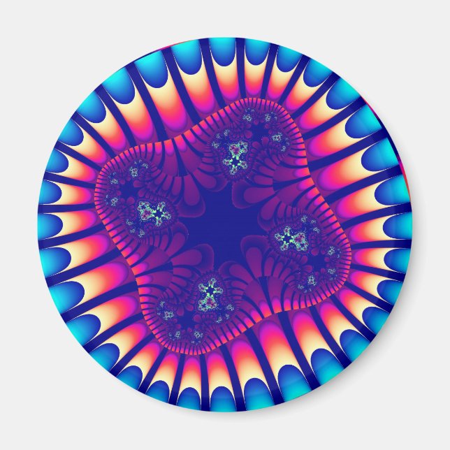 Coral Sea Flower Magnet (Front)