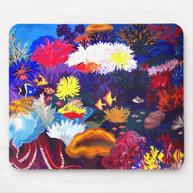Coral Sea Mouse Pad (Front)