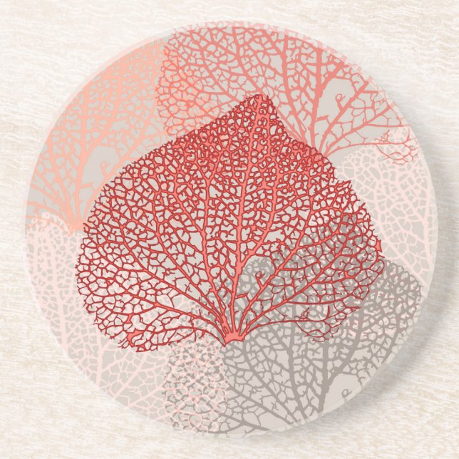 Coral Shadow Coaster (Front)