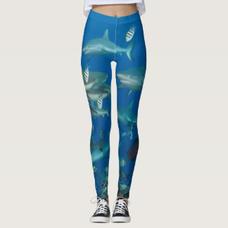 Coral Sharks Leggings