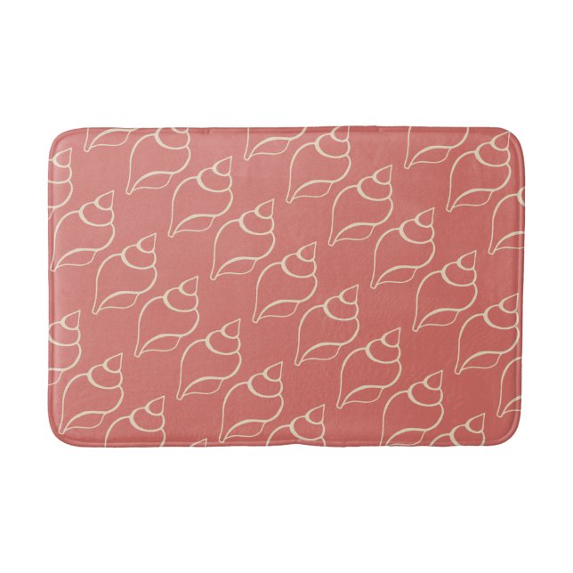 Coral Shells Bath Mat (Front)