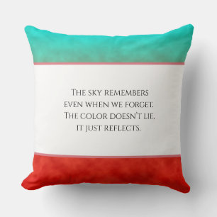 Coral Sky Memory Cushion