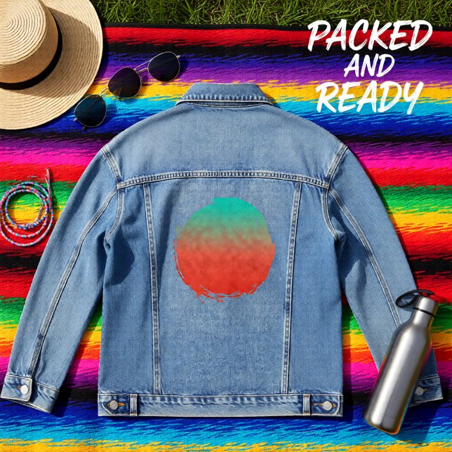Coral Sky Memory Denim Jacket (Creator Uploaded)
