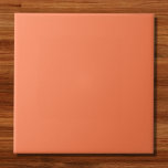 Coral Solid Color Ceramic Tile<br><div class="desc">Coral Solid Color</div>