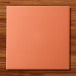 Coral Solid Color Ceramic Tile<br><div class="desc">Coral Solid Color</div>