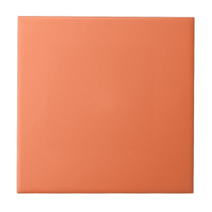 Coral Solid Color Ceramic Tile