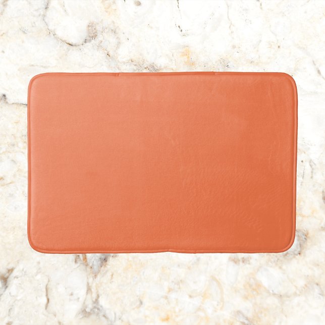 Coral Solid Colour Bath Mat (Creator Uploaded)