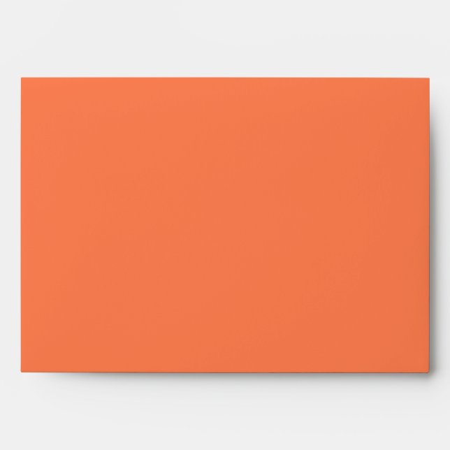 Coral Solid Colour Envelope (Front)