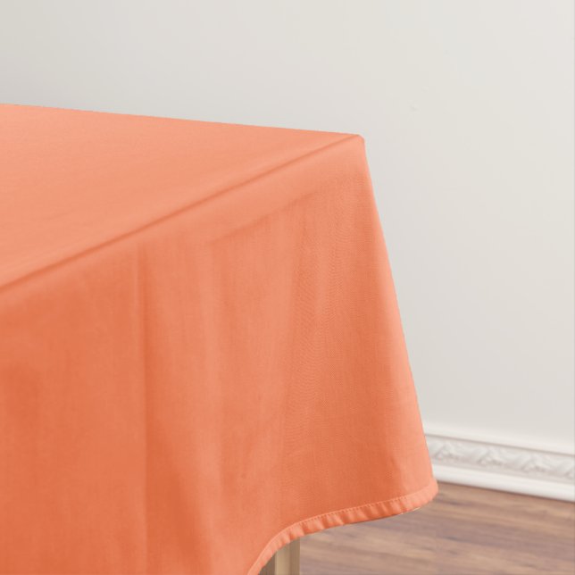 Coral Solid Colour Tablecloth (In Situ)