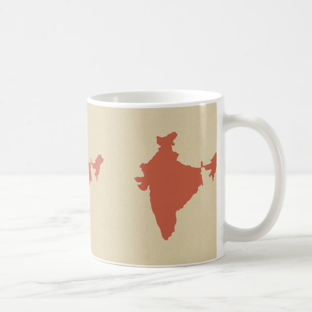Coral Spice Moods India Coffee Mug (Right)
