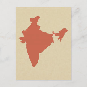 Coral Spice Moods India Postcard