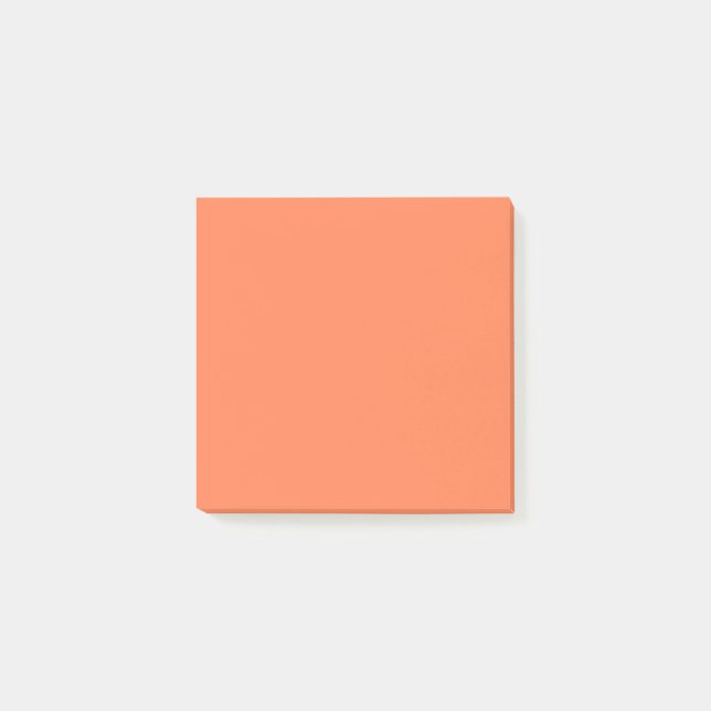 Coral Square Post-it Notes (Front)