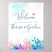 Coral Starfish, Beach Wedding