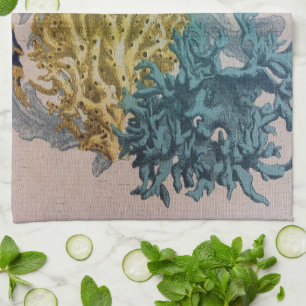 Coral Tea Towel