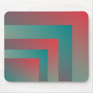 coral teal shades mouse pad