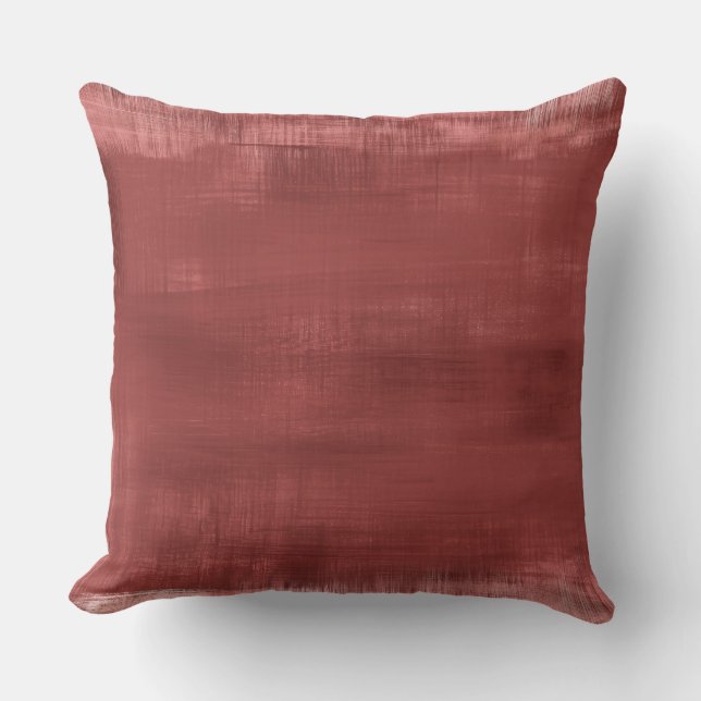 Coral Throw Pillow | Organic-Die-Look (Front)