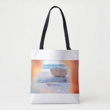 Coral View Beach Tote Bag
