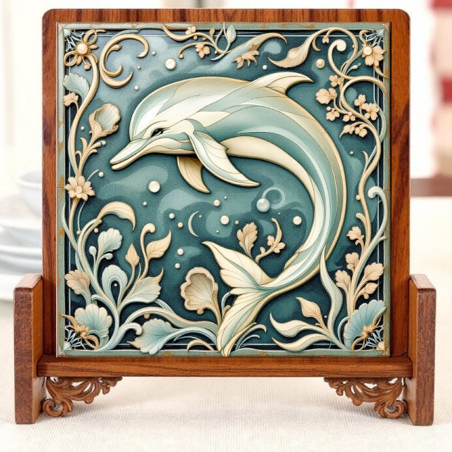 Coral Wave Elegance right Ceramic Tile (Creator Uploaded)
