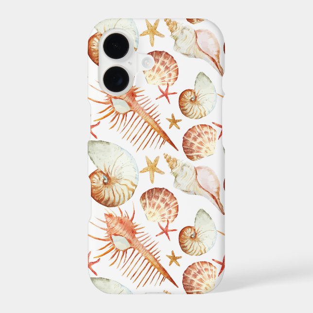 Coral With Shells And Crabs Pattern (Back)