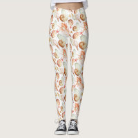 Coral With Shells And Crabs Pattern