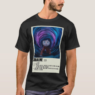 Coraline Alternative Poster Art Movie Large T-Shirt
