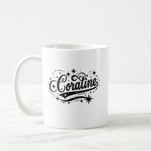 Coraline name first last family coffee mug