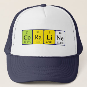 Coraline periodic table name hat