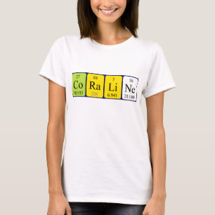 Coraline periodic table name shirt