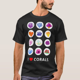 Corals Lovers Coral Reef Aquarist Reefer Aquarium  T-Shirt