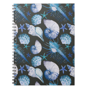 Corals With Shells Pattern Notebook