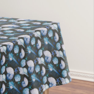 Corals With Shells Pattern Tablecloth