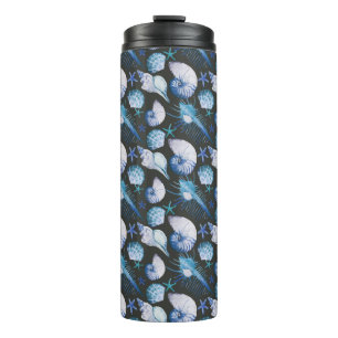 Corals With Shells Pattern Thermal Tumbler