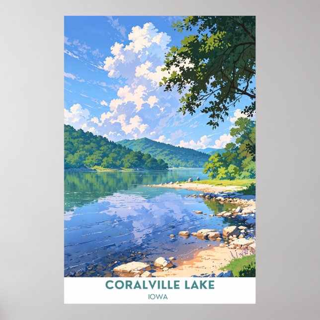 Coralville Lake, Iowa Poster (Front)