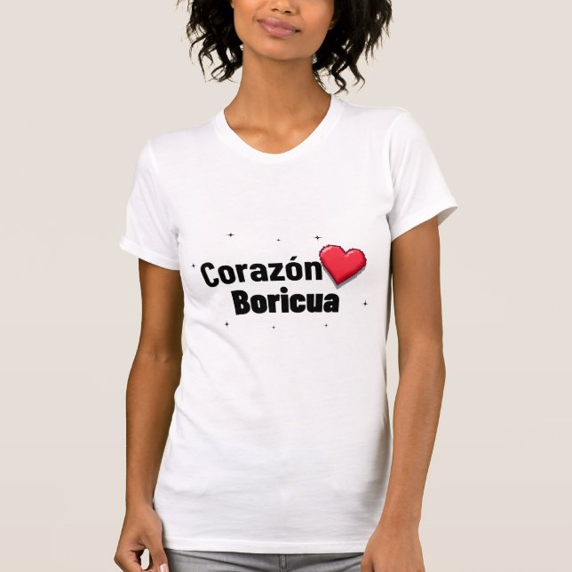 Corazón Boricua T-Shirt (Front)