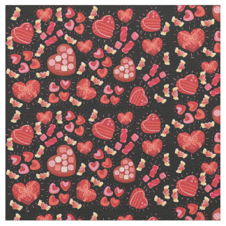CORAZONES FABRIC
