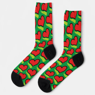 CORAZONES VERDE SOCKS