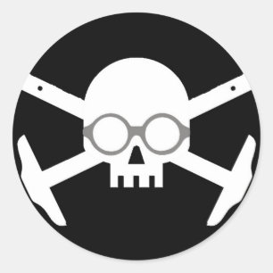 Corbu ArchBones Classic Round Sticker