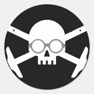 Corbu ArchBones Classic Round Sticker