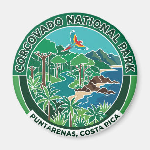 Corcovado National Park Costa Rica Magnet