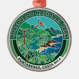 Corcovado National Park Costa Rica Metal Ornament