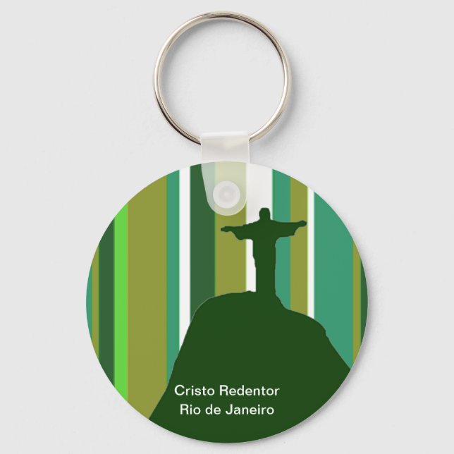 Corcovado, Rio - Brasil Key Ring (Front)