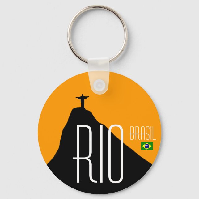 Corcovado - RJ - Brasil Key Ring (Front)