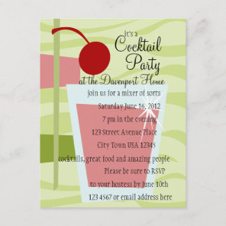 Cordial Cocktail! Invitation