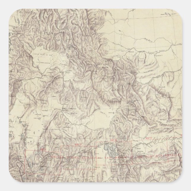 Cordilleras Square Sticker (Front)