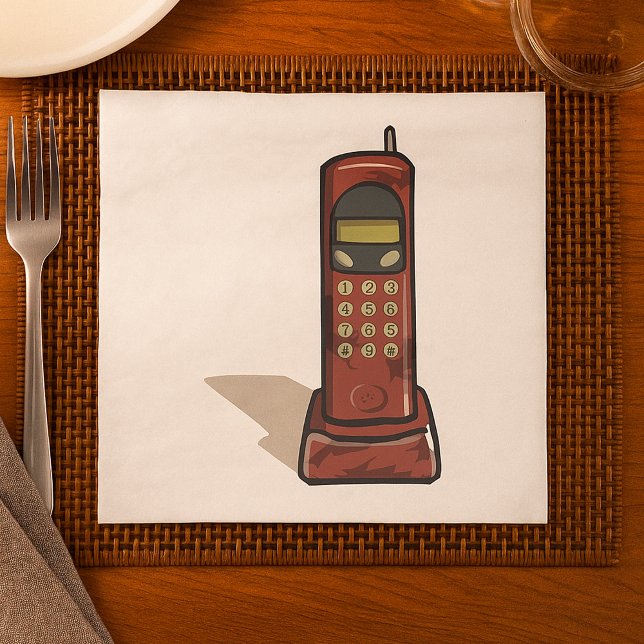 Cordless Telephone Napkin (Creator Uploaded)