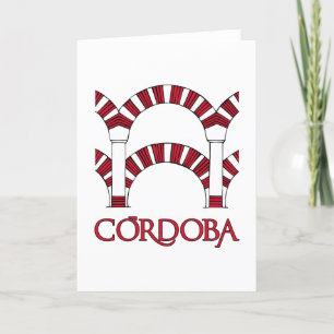 Cordoba 1 thank you card