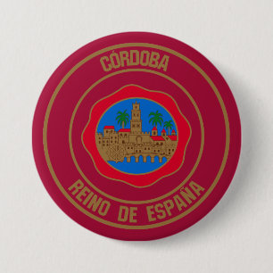 Córdoba Round Emblem 7.5 Cm Round Badge