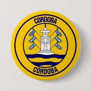 Córdoba Round Emblem 7.5 Cm Round Badge